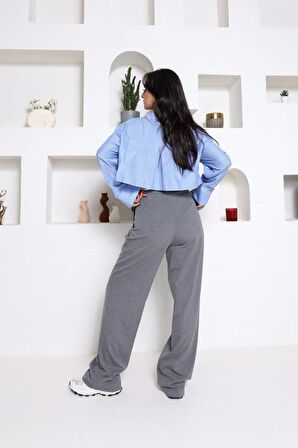 Pensli Poliviskon Gri Pantolon