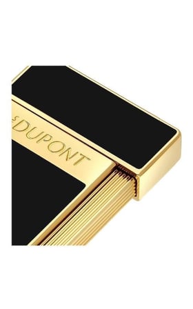 S.T. Dupont Lacquered Slimmy Siyah Puro Çakmağı 28222