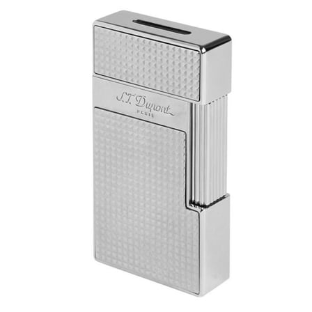 S.T. Dupont Biggy Diamond Head Silver Çakmak 25010