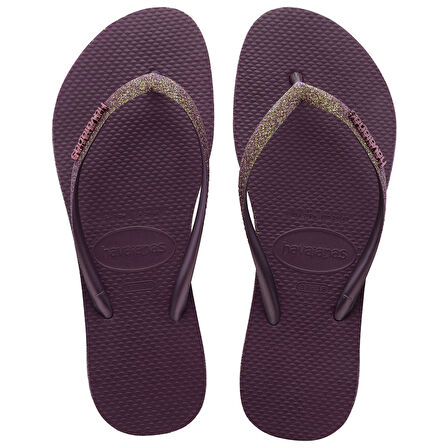 Slim Sparkle II Steel Grey Kadın Terlik