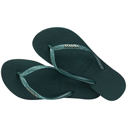 Slim Sparkle II Green Kadın Terlik