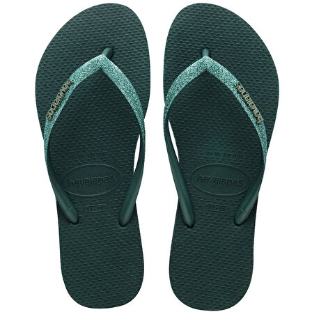 Slim Sparkle II Green Kadın Terlik