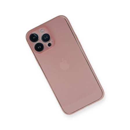 Apple iPhone 14 Pro Kılıf PP Ultra İnce Kapak - Pembe