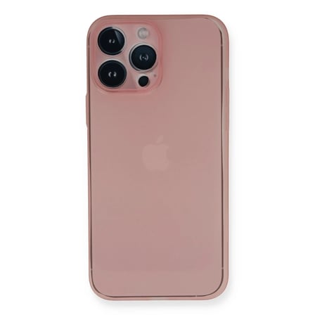 Apple iPhone 14 Pro Kılıf PP Ultra İnce Kapak - Pembe