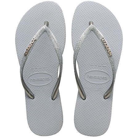 Slim Sparkle II Ice Grey Kadın Terlik