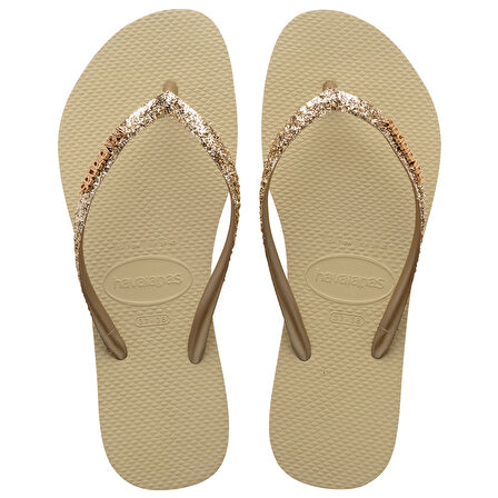 Slim Glitter II Sand Grey Kadın Terlik