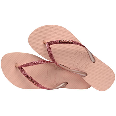 Slim Glitter Pink Kadın Terlik