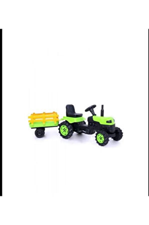 Römorklu Pedallı Traktör Büyük Boy Ürün Boyutları 52x105x45 Cm Ağırlık 8 Kg Farklı Renkleri Mevcuttu