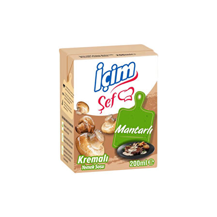 İçim Şef Krema Mantarlı 200 ml x 12 Adet