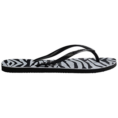 Slim Animals Glitter Black Kadın Terlik