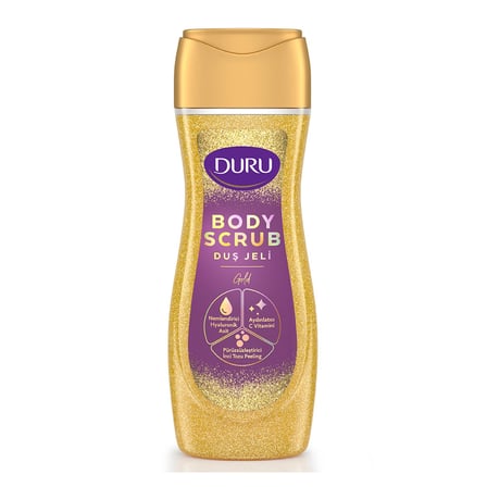 Duru Body Scrub Duş Jeli Gold 650 Ml - 3 Adet