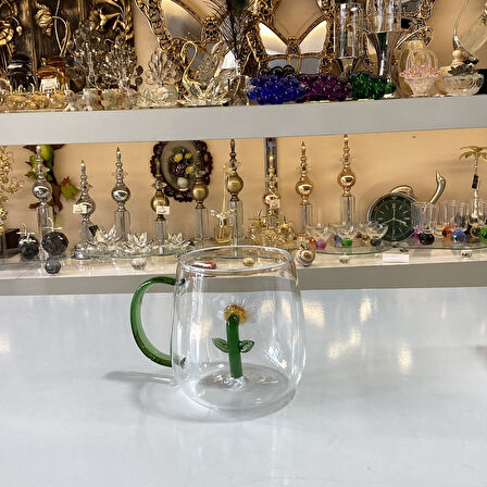 İçi Figürlü Cam Bardak