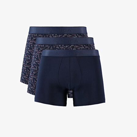 Nautica Erkek Lacivert 3lü Boxer
