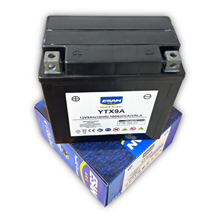 ESAN (SLA) YTX9A 12V 9Ah MOTOSİKLET AKÜSÜ