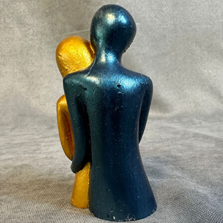 Uretti - Hülya 6683 El Yapımı Dekoratif Sarılmış Çift Biblo