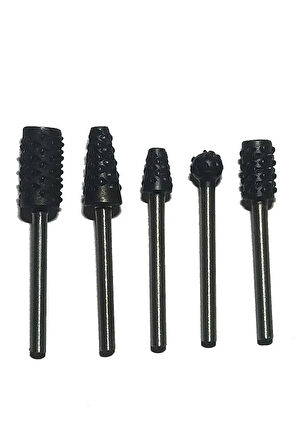 Gravür Mini Törpü Uçları 5 Parça Ahşap Mini Törpü Seti Gravür Makinalarına Uyumlu