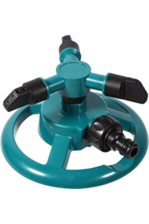 Ayarlanabilir Otomatik 360° Dönebilen 12 Kanal Nozullu Çim Bahçe Sulama Sprinkler Fıskiye