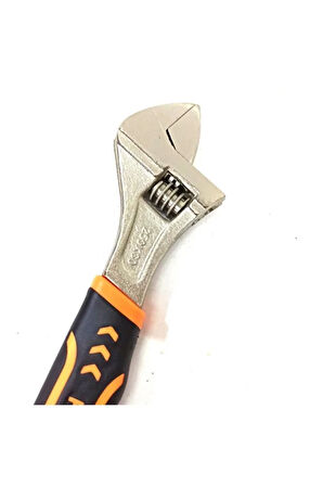 1 Adet 10" 250x30 Ayarlı Ingiliz Anahtarı Pik Döküm Çelik Kurbağacık