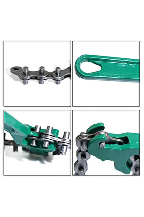 Ayarlı Zincirli Yağ Filtre Sökme Anahtarı Profesyonel 225 Mm