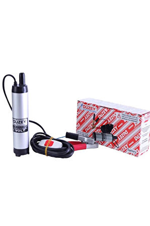 Düzey 12 Volt Mini(KÜÇÜK) Dalgıç Mazot Aktarma(SIVI TRANSFER) Pompası(SU,SÜT,YAĞ)