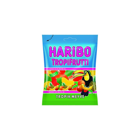 Haribo Tuttifrutti Yumuşak Şeker 80g - Meyveli Lezzet 2'li Ekonomik Paket - 2 Adet