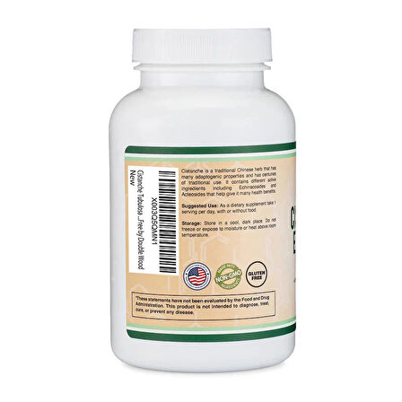 Cistanche Extract Supplement 500 mg 120 Kapsül