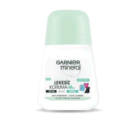 Garnier Mineral Lekesiz Koruma Ferah Koku Roll-On Deodorant - 4 Adet