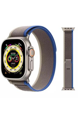 Apple Watch Ultra 49 Mm Uyumlu Trail Loop Kordon Dokuma Hasır Kordon