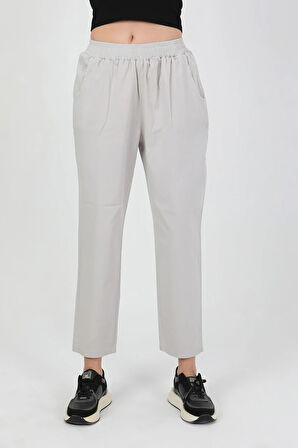 Nomira Beli Lastikli Gabardin Pantolon TNS-4156