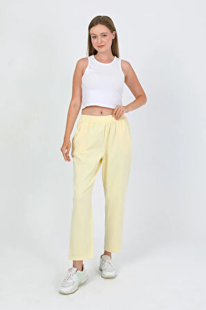 Nomira Beli Lastikli Gabardin Pantolon TNS-4156
