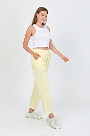 Nomira Beli Lastikli Gabardin Pantolon TNS-4156
