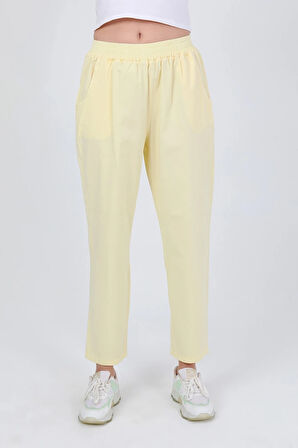 Nomira Beli Lastikli Gabardin Pantolon TNS-4156