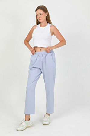 Nomira Beli Lastikli Gabardin Pantolon TNS-4156