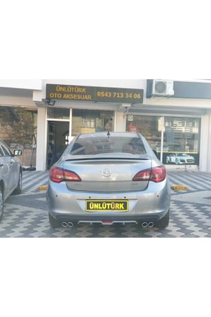 Opel Astra J Spoiler - Spoyler Piano Black-parlak Siyah