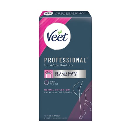 Veet Bacak & Vücut Bölgesi Sir Ağda Bantları 12'li - 2 Adet