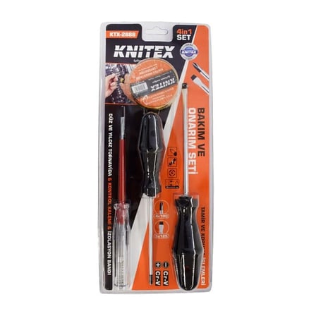 Knitex 4'lü Bakım ve Onarım Seti - 7 Adet