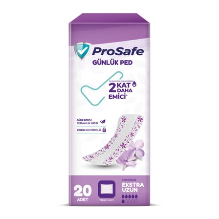 Prosafe Günlük Ped Extra Uzun 20'li - 7 Adet