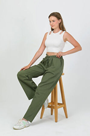 Rovira İplik Detay Gabardin Pantolon TNS-4157