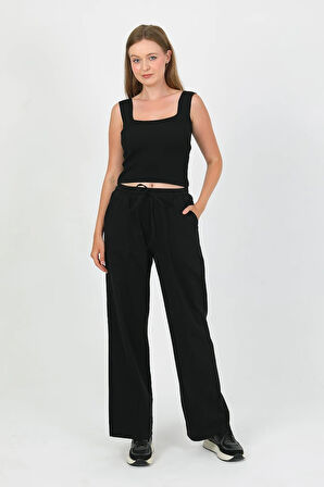 Rovira İplik Detay Gabardin Pantolon TNS-4157