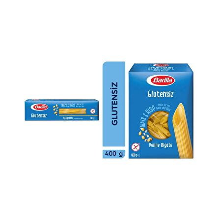 Barilla Glutensiz Spagetti + Penne 400 Gr