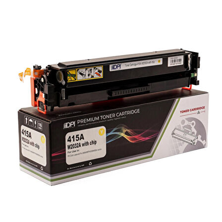 Dpi Toner HP 415A Yellow CHİPLİ Muadil Toner – M454 M479 – 2100 Sayfa