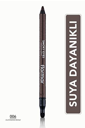 Smokey Göz Kalemi (BRONZ) - Smoky Eyes Waterproof Eyeliner - 006 Outstanding Bronze - 8690604547296