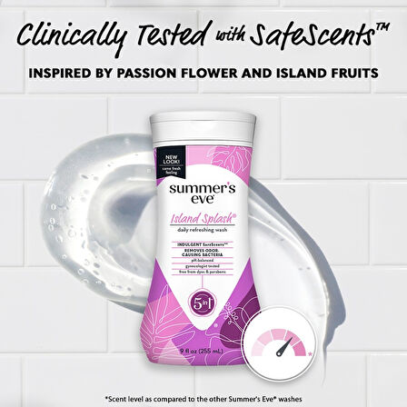 Summer's Eve Genital Bölge Temizleme Jeli Island Splash 444mL