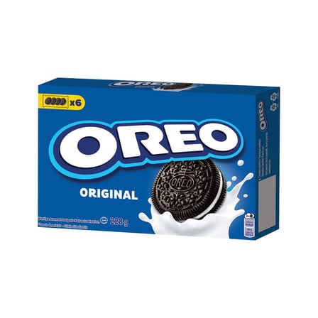 OREO Bisküvi 228 G Vanilya - Klasik Lezzet 3'li Ekonomik Paket - 3 Adet