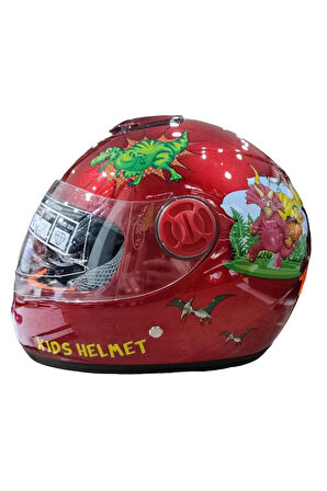 -sy118 Çocuk Kask Dino Red
