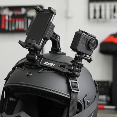 Xt91 Kask Telefon Ve Aksiyon Kamera Tutucu