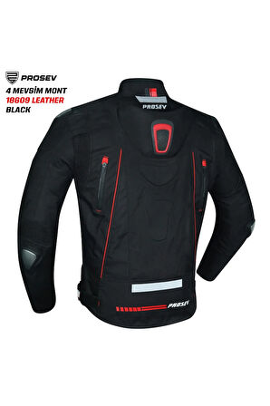 Prosev 186 Hörgüçlü 4 Mevsim Mont Siyah