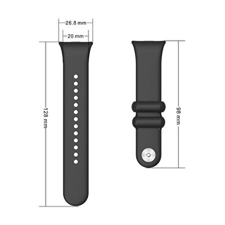 Xiaomi Mi Band 8 Pro KRD-109 Silikon Kordon