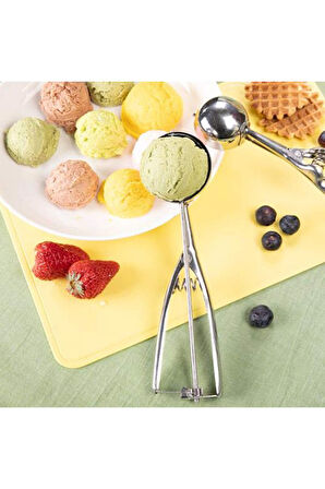 paslanmaz çelik dondurma kaşığı helva kaşığı kurabiye kaşığı sunum kaşığı top dondurma kaşığı yay