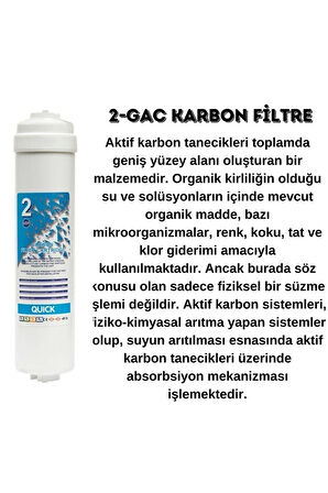 İhlas Aura Cebilon Silver-Platinium-Plus  Su Arıtma Cihazı Uyumlu INLINE 5li Filtre Set